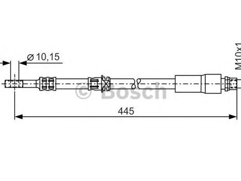 Furtun frana OPEL ASTRA H limuzina (L69) - Cod intern: W20146827 - LIVRARE DIN STOC in 24 ore!!!