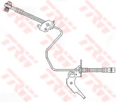 Furtun frana OPEL ASTRA J Sports Tourer (2010 - 2016) TRW PHD566 piesa NOUA