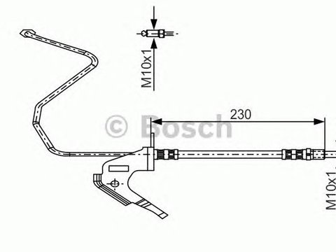 Furtun frana OPEL COMBO caroserie inchisa/combi - Cod intern: W20273292 - LIVRARE DIN STOC in 24 ore!!!