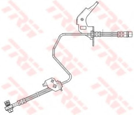 Furtun frana OPEL COMBO Tour (2001 - 2016) TRW PHD567