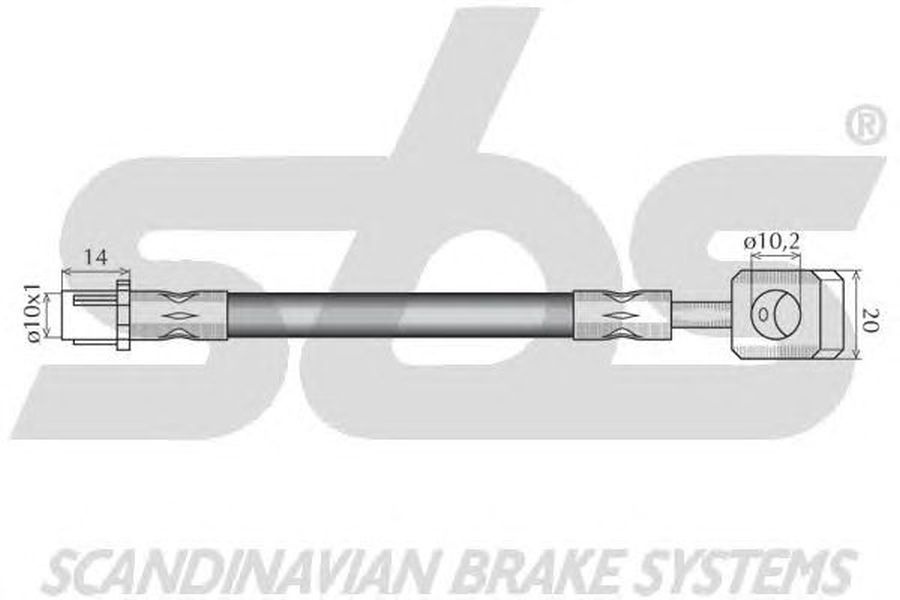 Furtun frana OPEL INSIGNIA combi SBS 1330853682