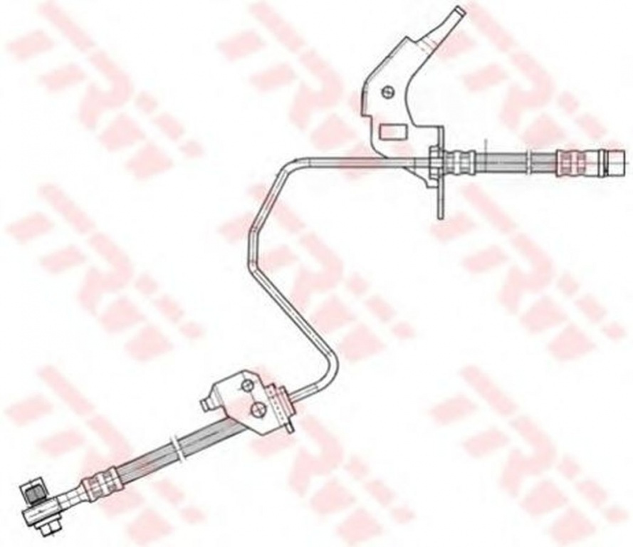 Furtun frana OPEL MERIVA B TRW PHD567 PieseDeTop