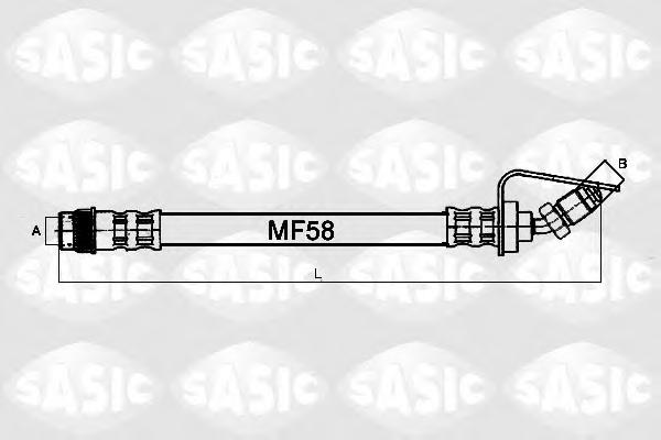 Furtun frana OPEL MOVANO caroserie (F9), OPEL MOVANO platou / sasiu (U9, E9), OPEL MOVANO Combi (J9) - SASIC 6606075