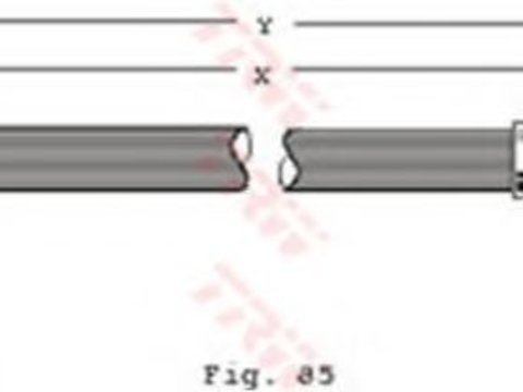 Furtun frana PEUGEOT 106   (1A, 1C) (1991 - 1996) TRW PHB294