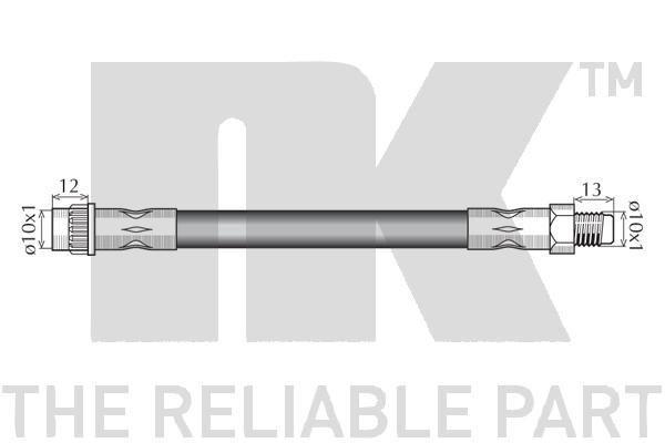 Furtun frana # Peugeot 2008 2013 2014 2015 2016 2017 2018 2019 2020 2021 2022 2023 2024 2025 # 853786 # NK