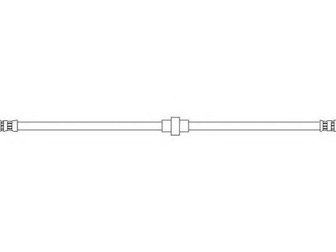 Furtun frana PEUGEOT 205 Mk II (20A/C) - TOPRAN 720 880