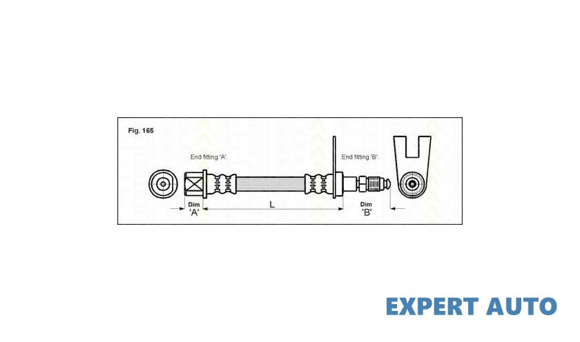 Furtun frana Peugeot 406 cupe (8C) 1997-2004 #2 03