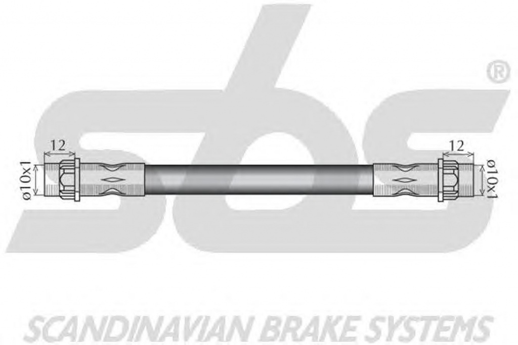 Furtun frana PEUGEOT EXPERT platou sasiu sbs 1330853777