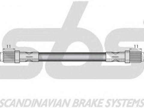 Furtun frana PEUGEOT PARTNER Combispace 5F sbs 1330851923