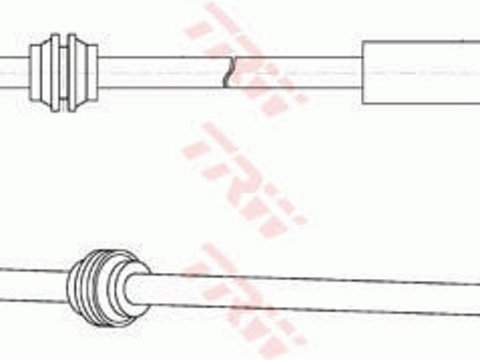 Furtun frana PHA596 TRW pentru Vw Caddy