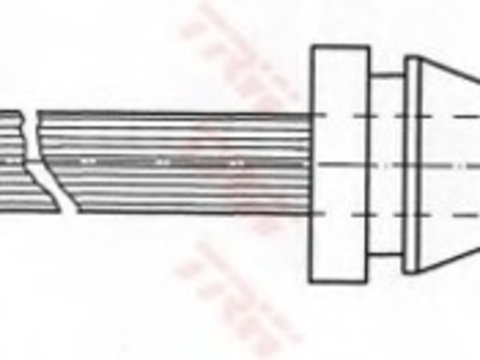 Furtun frana PHD499 TRW pentru Chevrolet Matiz Chevrolet Spark Daewoo Matiz