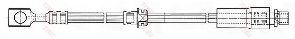 Furtun frana PHD538 TRW pentru Opel Vectra Opel Si