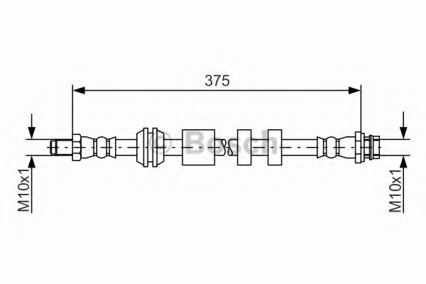 Furtun frana # punte fata Volvo V60 2010 2011 2012