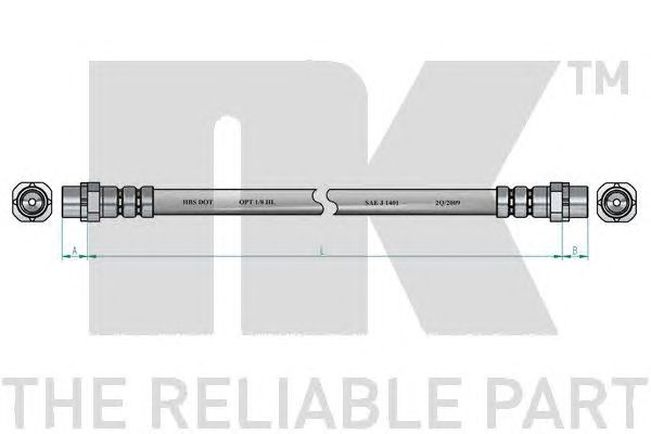 Furtun frana punte spate BMW E81/E87 03-12 205MM - Cod intern: W20097101 - LIVRARE DIN STOC in 24 ore!!!