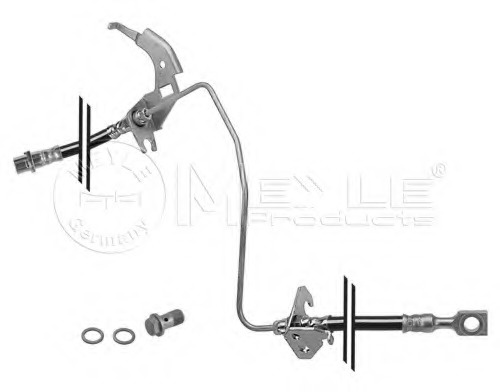 Furtun frana # puntea spate dreapta Opel Zafira 20