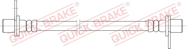 Furtun frana QUICK BRAKE 25.087 se potriveste la MITSUBISHI OUTLANDER III (GG_W, GF_W, ZJ, ZL, ZK) 2012 2013 2014 2015 2016 2017 2018 2019 2020 2021 2022 2023 2024