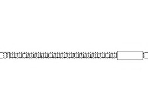 Furtun frana RENAULT CLIO Mk II (BB0/1/2_, CB0/1/2_), RENAULT CLIO II caroserie (SB0/1/2_), RENAULT SYMBOL I (LB0/1/2_) - TOPRAN 700 267