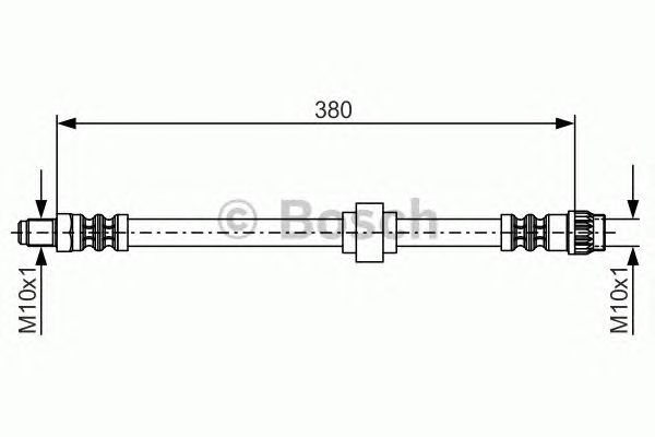 Furtun frana RENAULT CLIO Mk II (BB0/1/2_, CB0/1/2