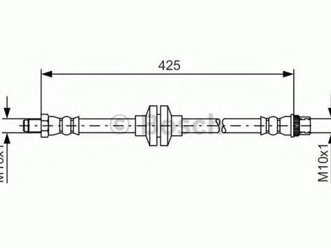 Furtun frana RENAULT MEGANE III Grandtour KZ0 1 BOSCH 1987481567