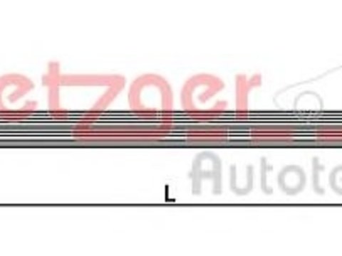 Furtun frana RENAULT MEGANE III hatchback (BZ0_), RENAULT MEGANE III cupe (DZ0/1_), RENAULT GRAN TOUR III combi (KZ0/1) - METZGER 4110929