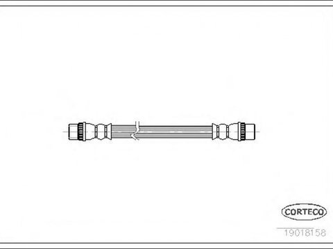 Furtun frana RENAULT SPORT SPIDER EF0 CORTECO 19018158