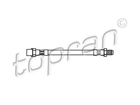 Furtun frana SEAT CORDOBA Vario 6K5 TOPRAN 104351