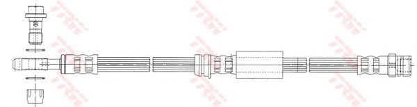 Furtun frana SKODA OCTAVIA (1U2) - Cod intern: W20011212 - LIVRARE DIN STOC in 24 ore!!!