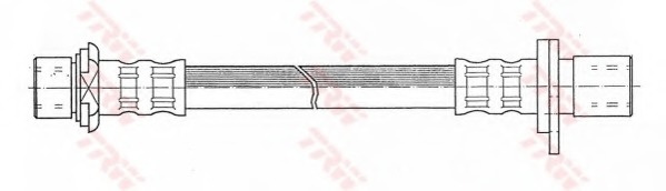 Furtun frana # Toyota Carina 1993 1994 1995 1996 1997 # PHA384 # TRW