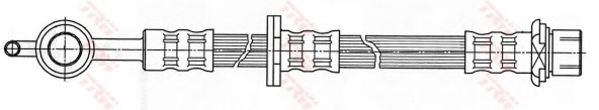 Furtun frana TOYOTA YARIS/VITZ (SCP1_, NLP1_, NCP1