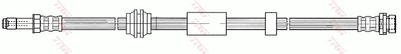Furtun frana TRW PHB502 pentru FORD AUST