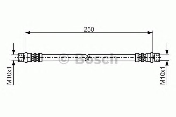 Furtun frana VOLKSWAGEN TRANSPORTER Mk IV platou/sasiu (70XD) MAXGEAR: 52-0153