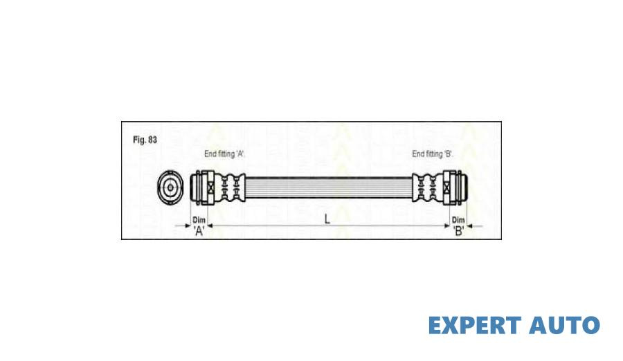 Furtun frana Volkswagen VW POLO (6R, 6C) 2009-2016 #2 03Q27039