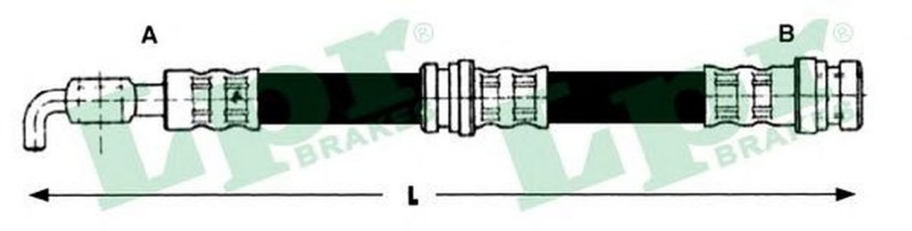 Furtun frana VOLVO V40 combi VW LPR 6T47443