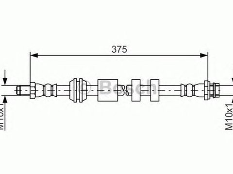 Furtun frana VOLVO V60 BOSCH 1987481563