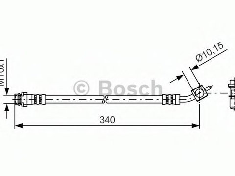 Furtun frana VOLVO XC70 II (2007 - 2016) Bosch 1 987 481 423