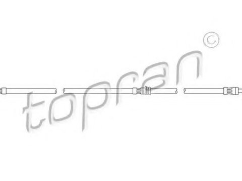 Furtun frana VW GOLF 6 Variant (AJ5) (2009 - 2013) TOPRAN 110 394