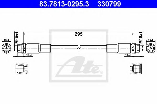 Furtun frana VW PASSAT Variant (3B5) (1997 - 2001)