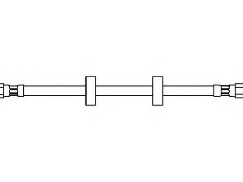 Furtun frana VW POLO (86), VW POLO (86C, 80), VW POLO cupe (86C, 80) - TOPRAN 104 232