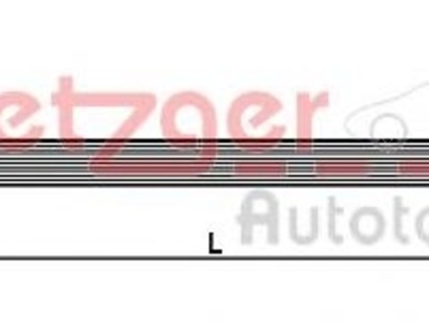Furtun frana VW TOUAREG (7LA, 7L6, 7L7), AUDI Q7 (4L) - METZGER 4110361