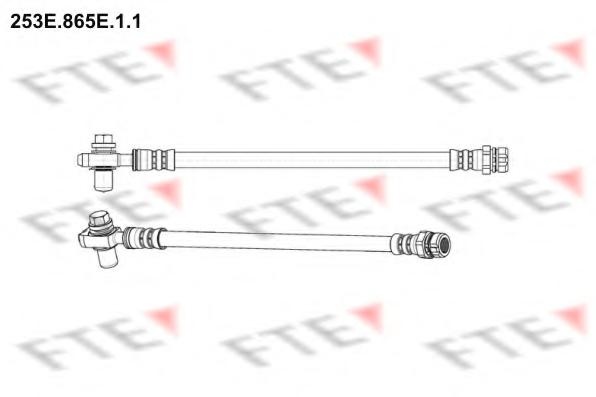 Furtun frana VW TOURAN (1T1, 1T2), AUDI A3 (8P1), SKODA LAURA (1Z3) - FTE 253E.865E.1.1