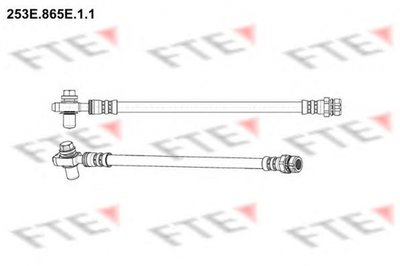 Furtun frana VW TOURAN 1T3 FTE 253E865E11