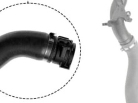 Furtun intercooler (diametru 40,8/41mm, lungime 120mm, negru) DACIA DOKKER, DUSTER, LODGY, RENAULT CAPTUR I, CLIO IV 1.2 03.12-