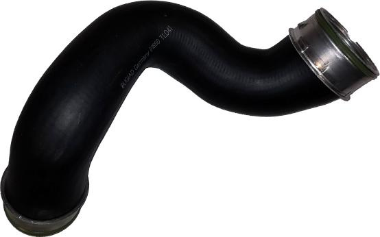 Furtun intercooler MERCEDES-BENZ C-CLASS (W203) Sedan, 05.2000 - 12.2007 Bugiad 81860