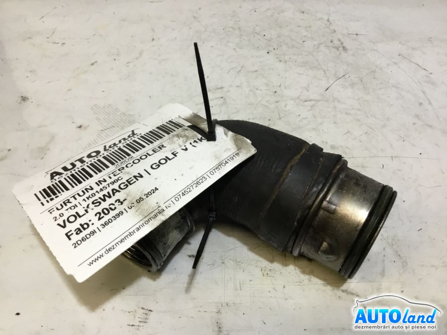 Furtun Intercooler Turbo 1k0145790c 2.0 TDI Volkswagen GOLF V 1K1 2003