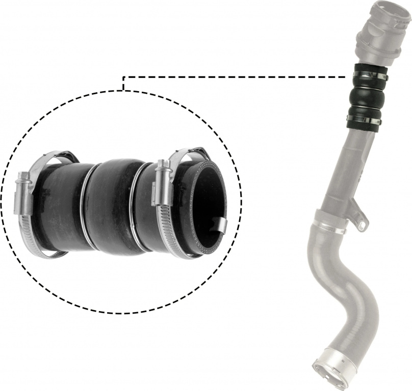 Furtun intercooler/turbo pentru DACIA SANDERO II 2012-2017