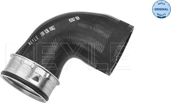 Furtun intercooler VW CADDY III (2KA, 2KH, 2CA, 2CH), Box/MPV, 03.2004 - 05.2015 Meyle 100 036 0062