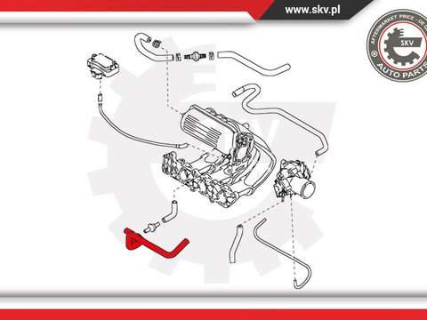 Furtun radiator ; DAEWOO Matiz ; 96239412