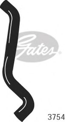 Furtun radiator OPEL ASTRA F (56_, 57_) (1991 - 1998) GATES 3754