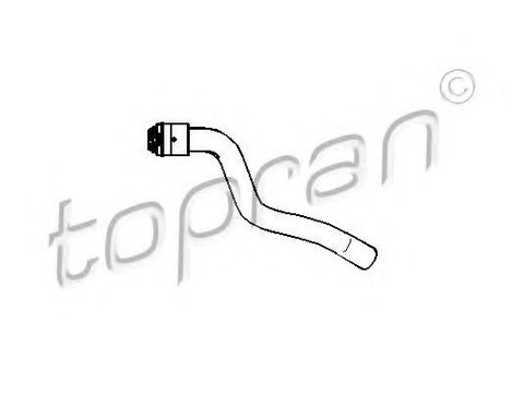 Furtun radiator OPEL ASTRA H Van (L70) (2004 - 2016) TOPRAN 207 685