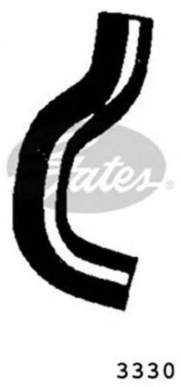 Furtun radiator OPEL CORSA A hatchback 93 94 98 99 GATES 3330